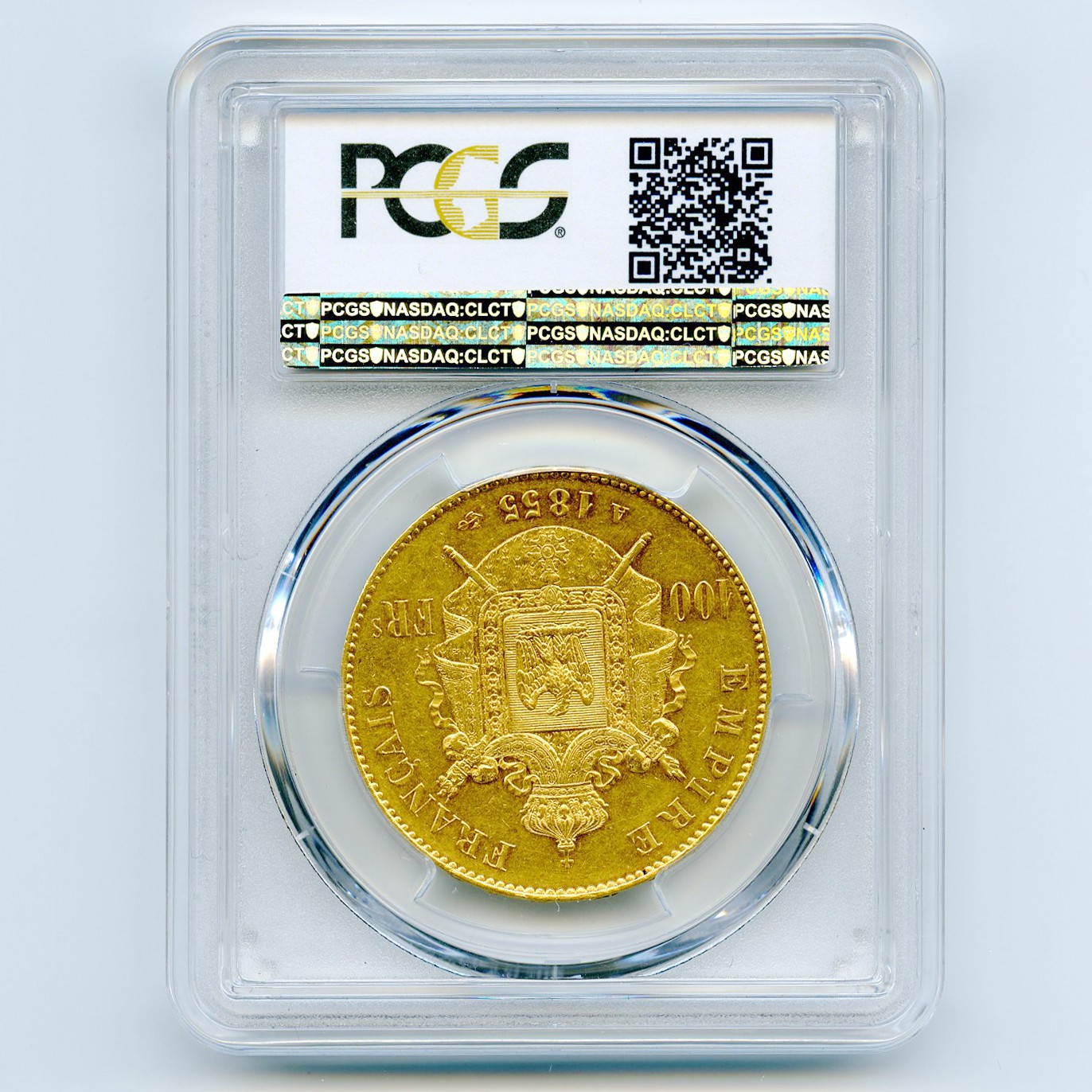 Napoléon III - 100 Francs - 1855 A revers