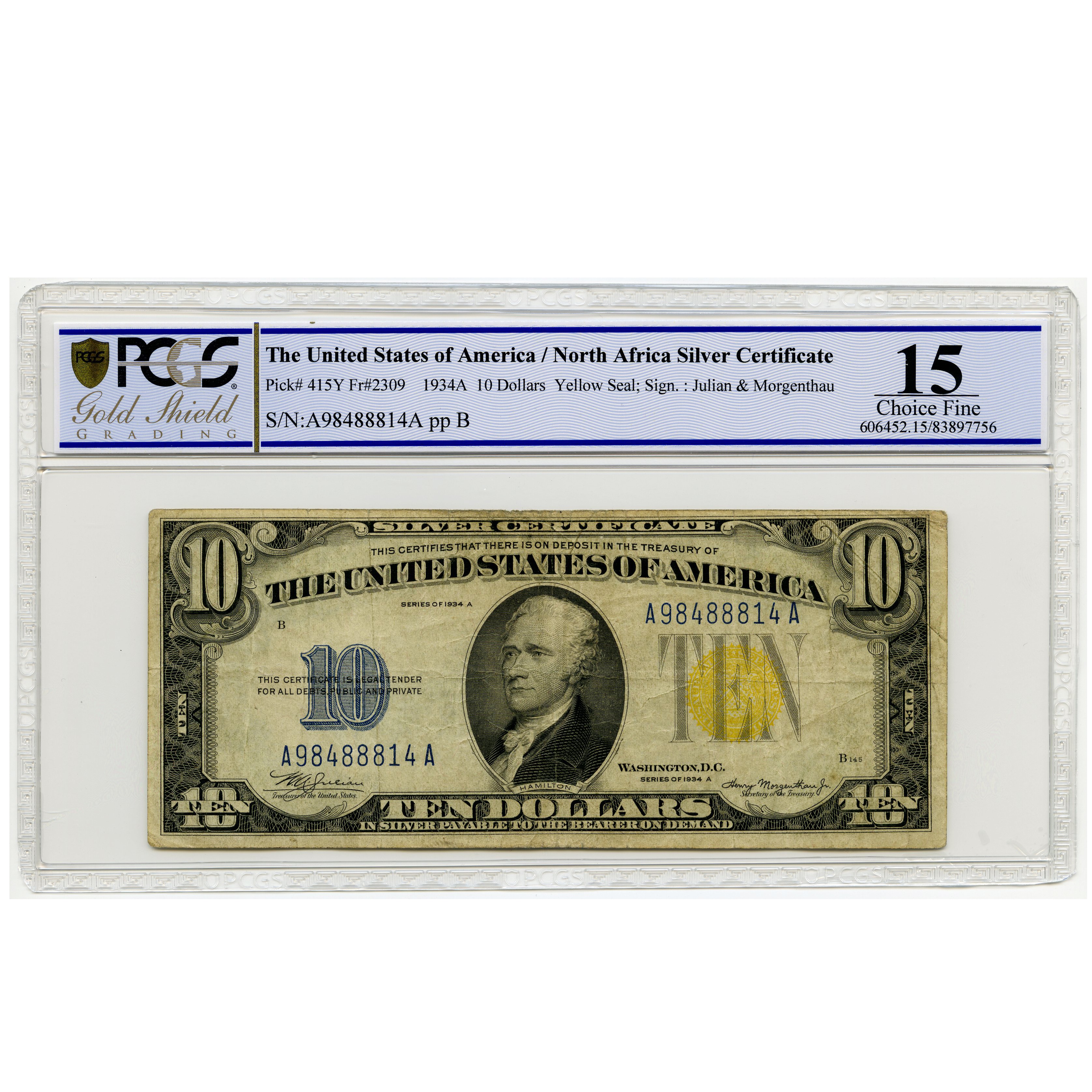 USA - 10 Dollars - A98488814A avers