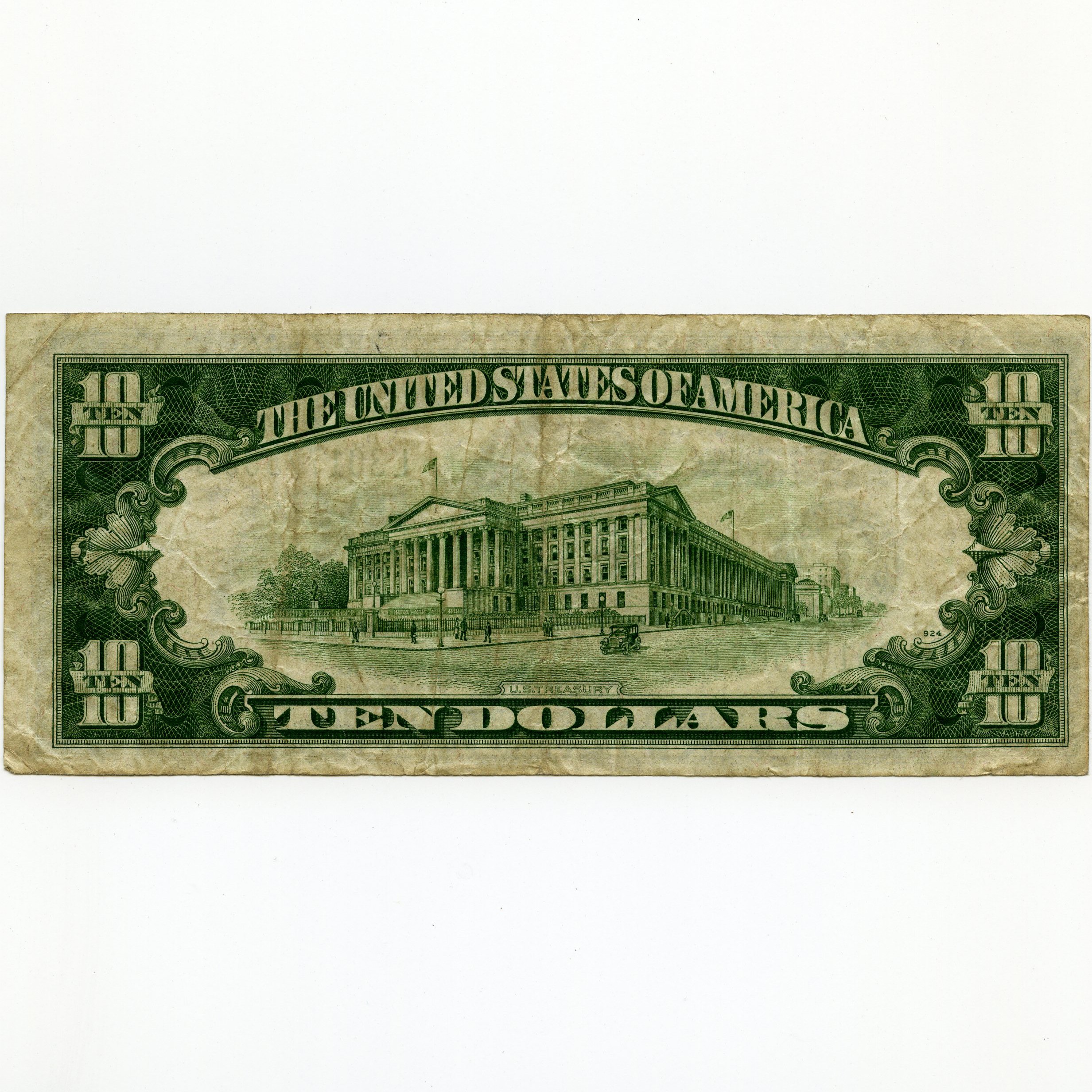 USA - 10 Dollars - L30177506B revers