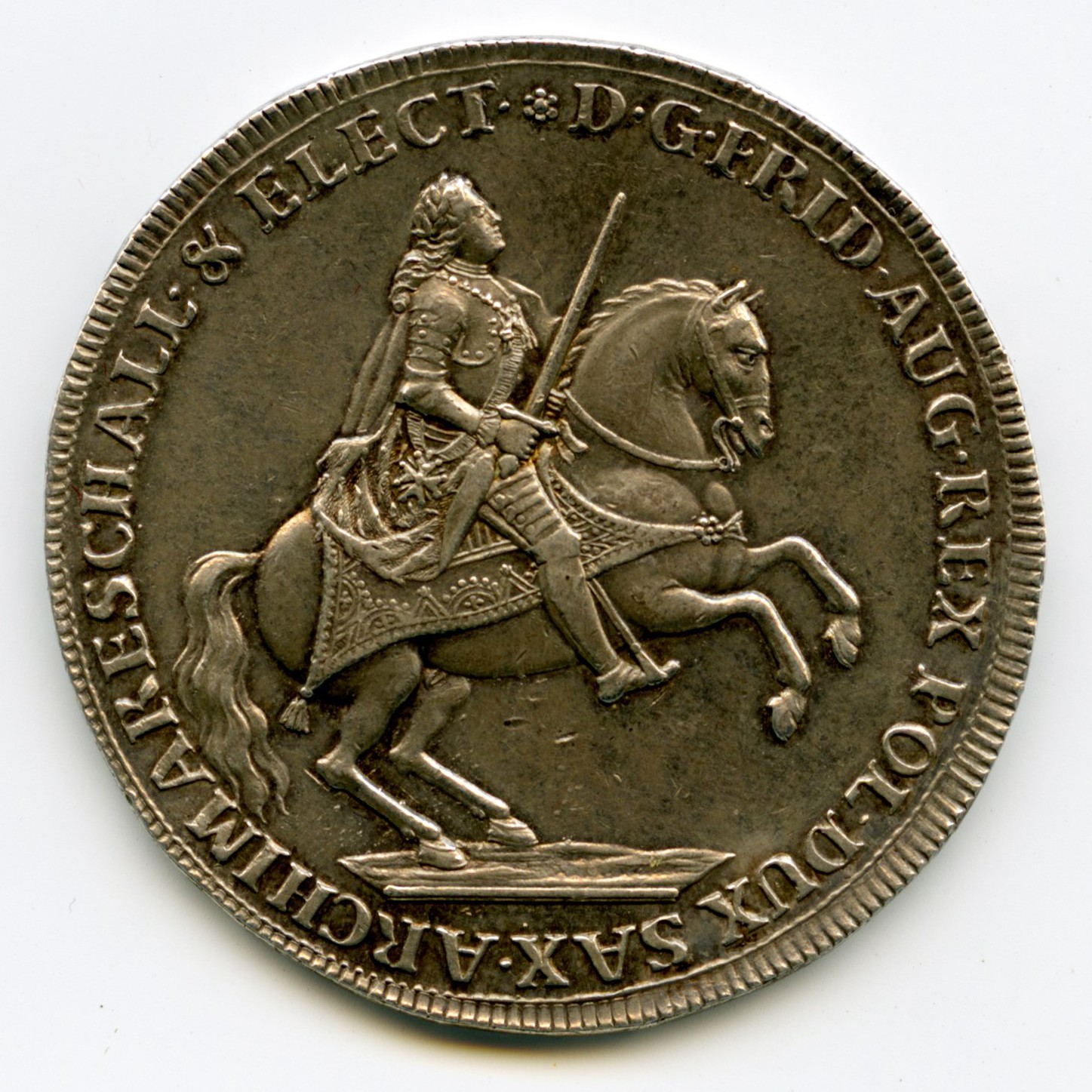 Allemagne - Thaler - 1741 Dresde avers Allemagne - Thaler - 1741 Dresde avers