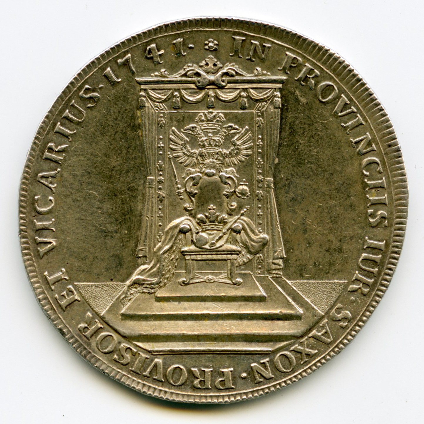 Allemagne - Thaler - 1741 Dresde revers Allemagne - Thaler - 1741 Dresde revers