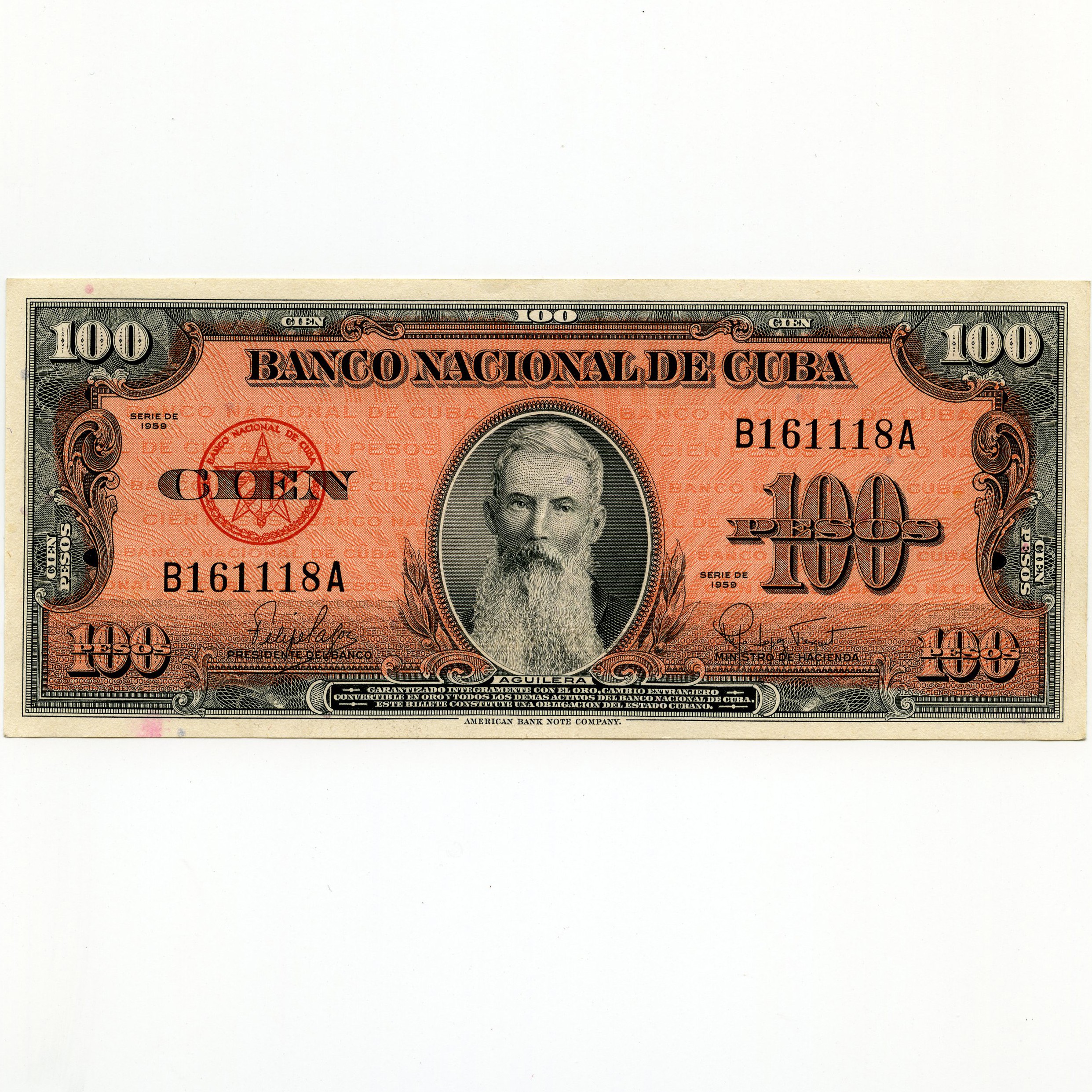 Cuba - 100 Pesos - B161118A avers Cuba - 100 Pesos - B161118A avers