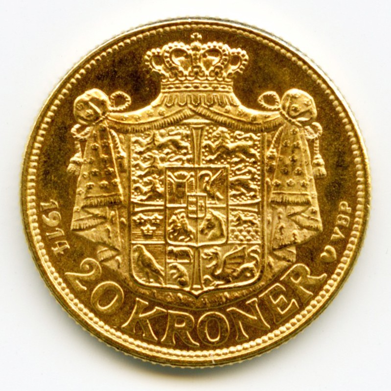 Danemark - 20 Kroner - 1914 revers