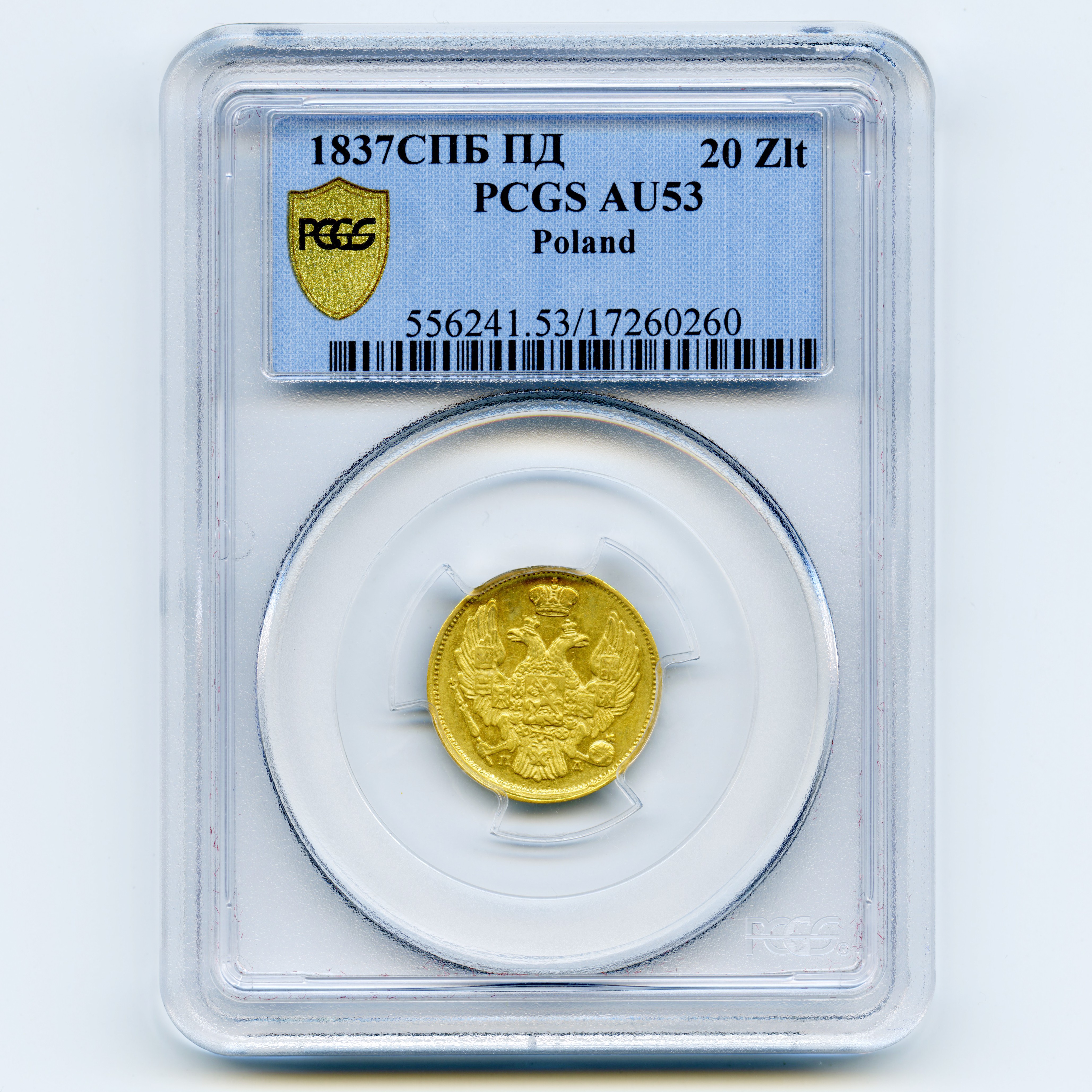 Pologne - 20 Zloty - 1837 avers Pologne - 20 Zloty - 1837 avers