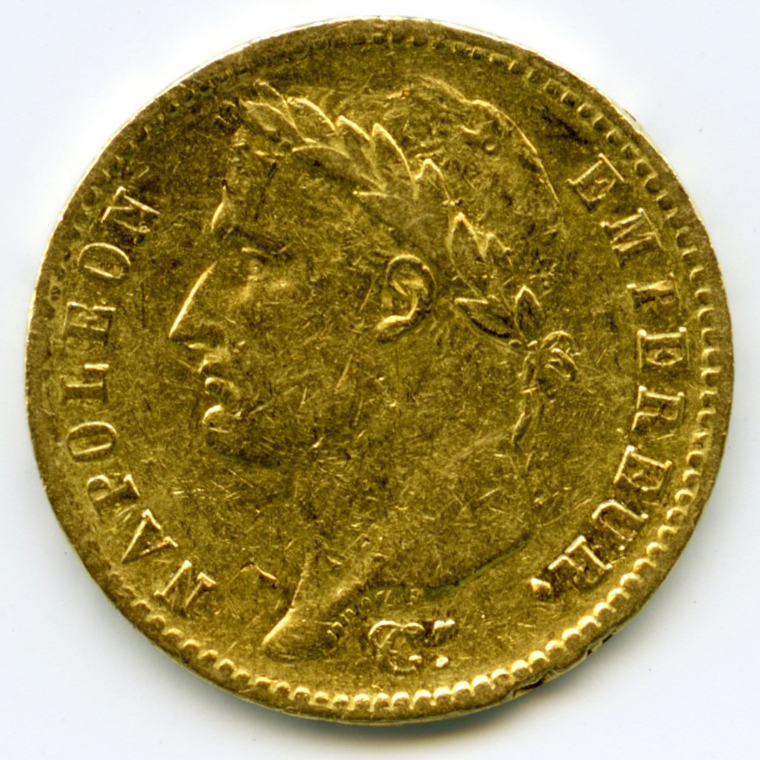 Napoléon Ier - 20 Francs - 1813 Utrecht avers