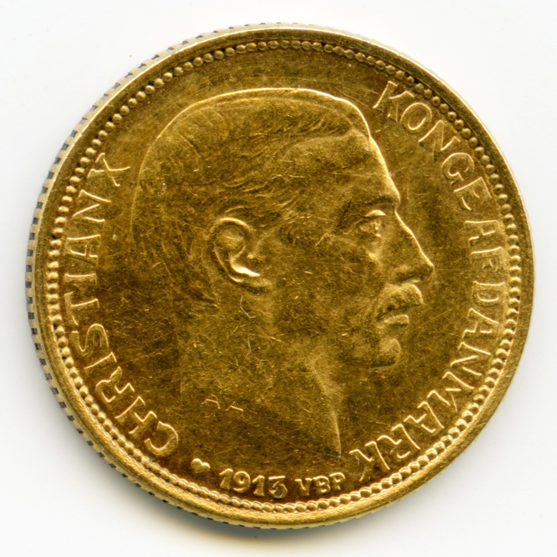 Danemark - 10 Kroner - 1913 VBP avers