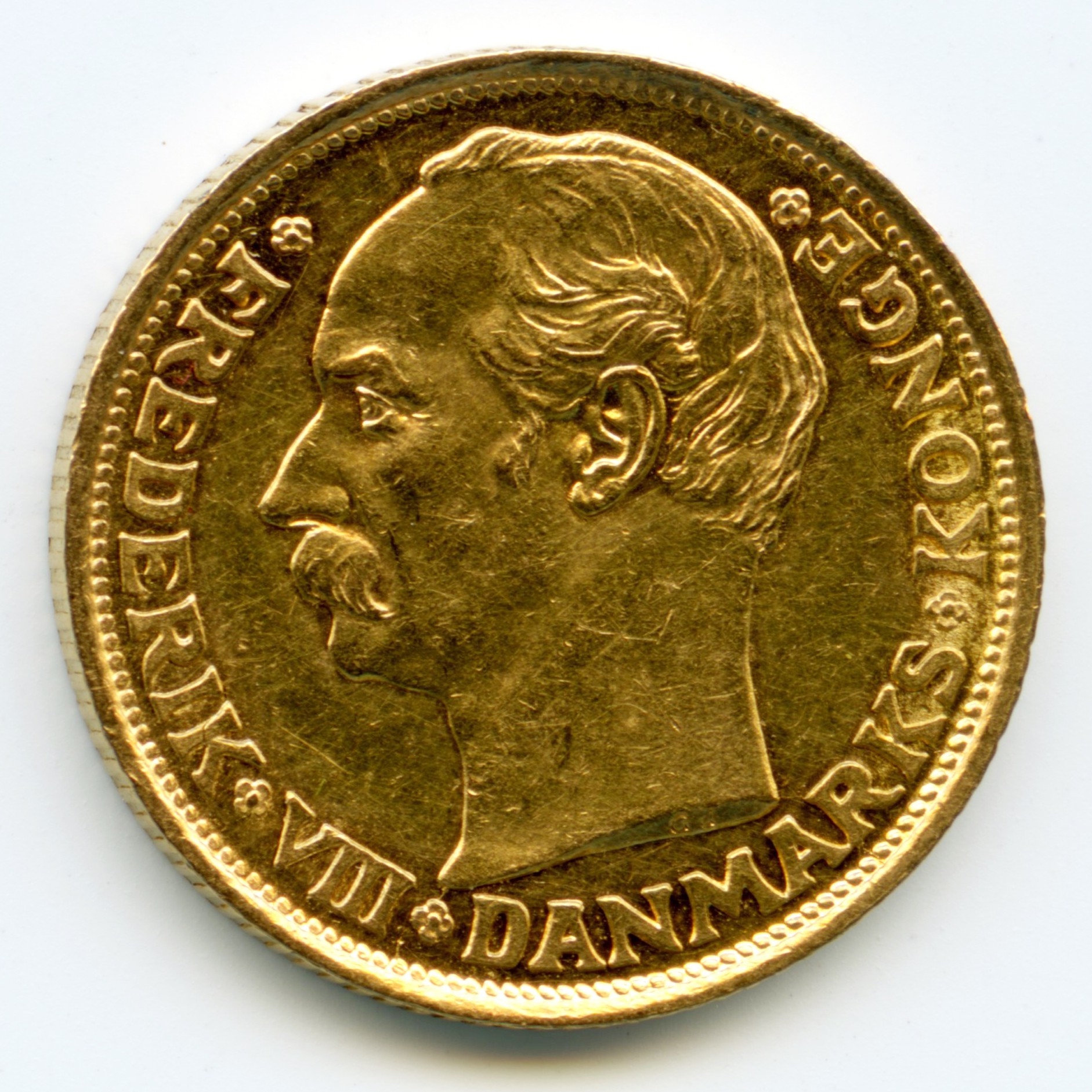 Danemark - 10 Kroner - 1908 avers Danemark - 10 Kroner - 1908 avers