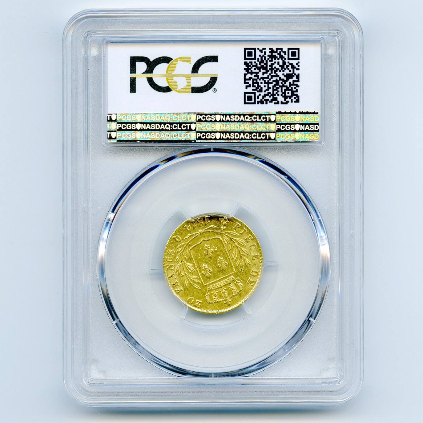 Louis XVIII - 20 Francs - 1814 Q revers Louis XVIII - 20 Francs - 1814 Q revers