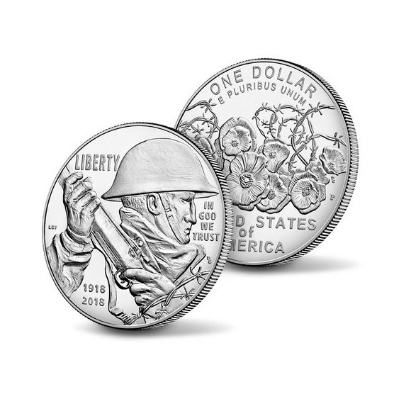 USA - 1 Dollar Commémoratif - 2018 avers USA - 1 Dollar Commémoratif - 2018 avers