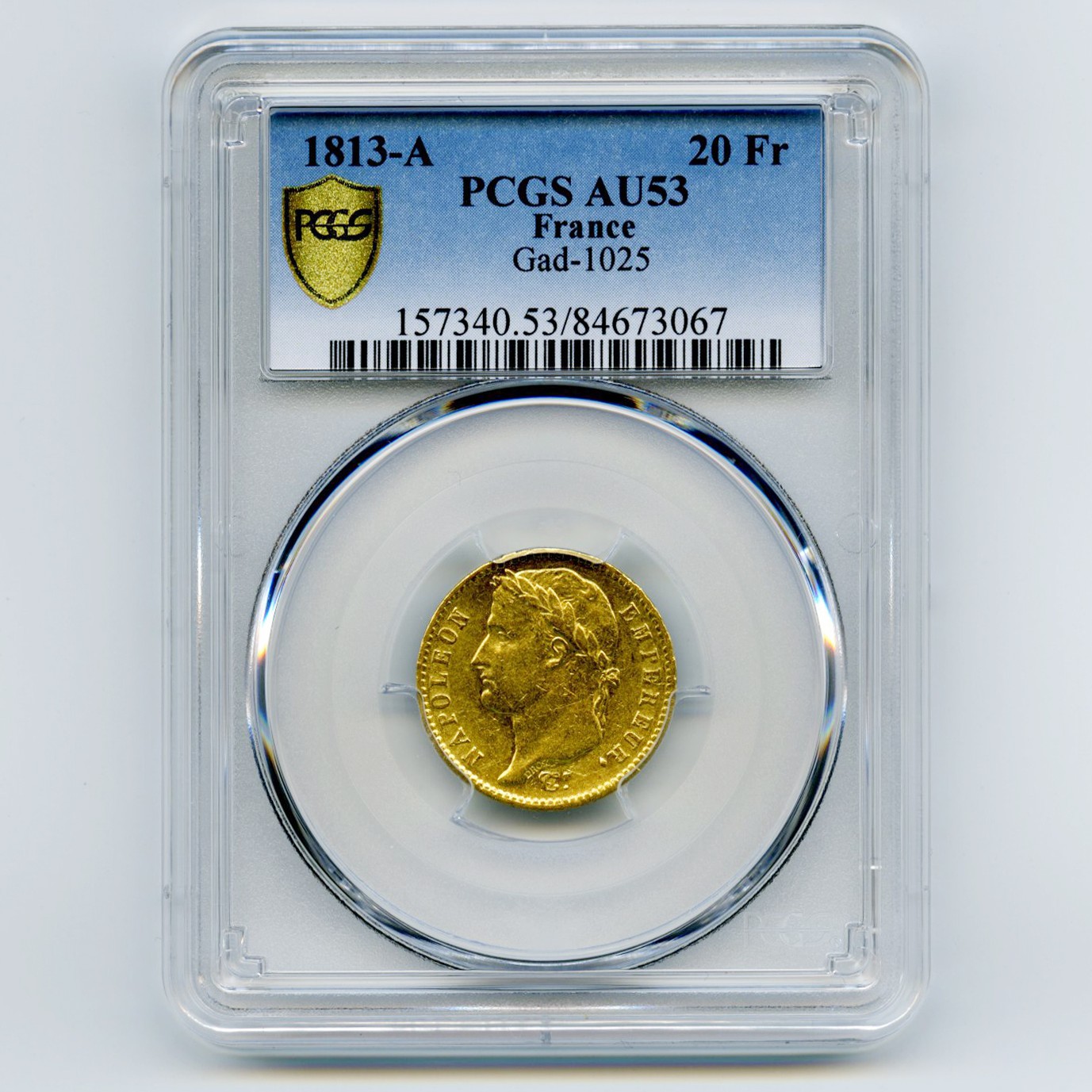 Napoléon Ier - 20 Francs - 1813 A avers Napoléon Ier - 20 Francs - 1813 A avers