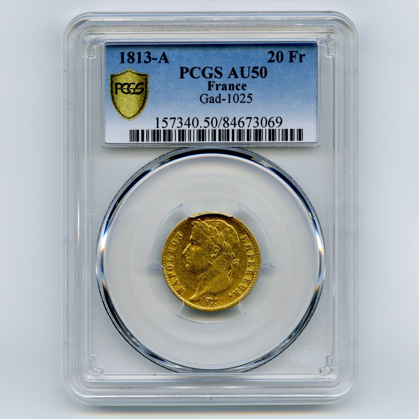 Napoléon Ier - 20 Francs - 1813 A avers Napoléon Ier - 20 Francs - 1813 A avers