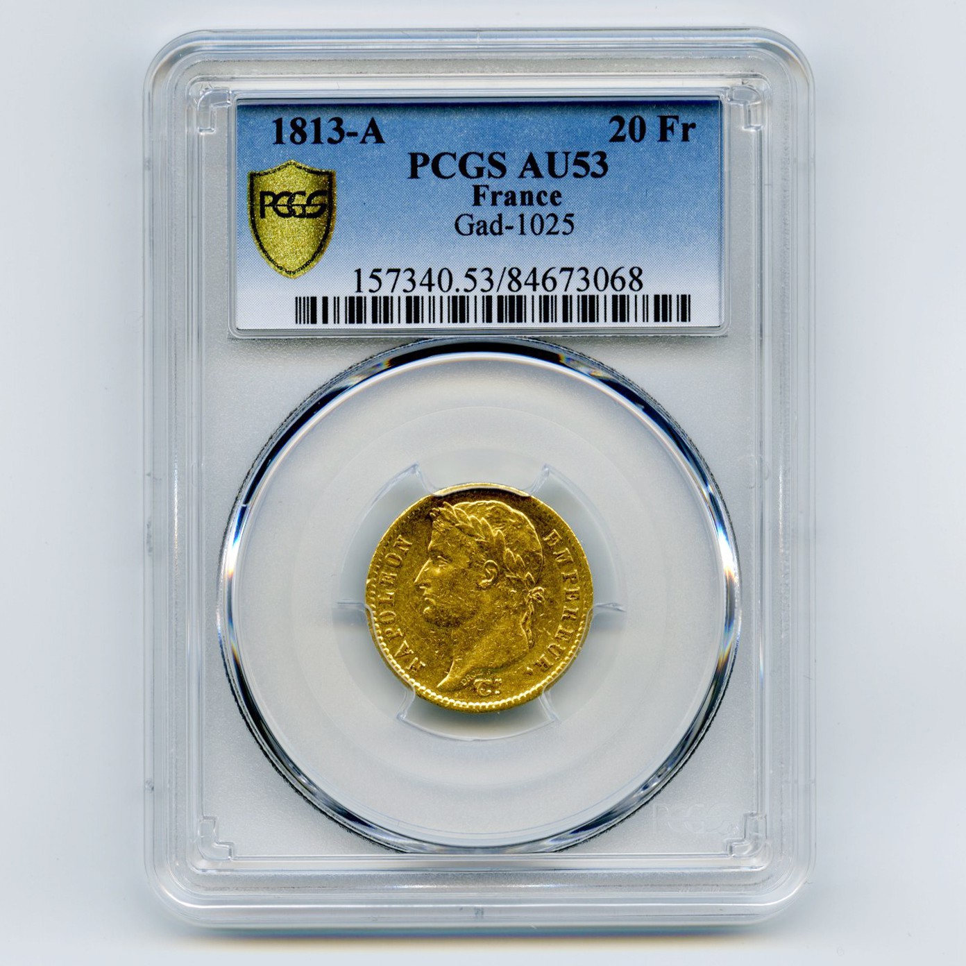 Napoléon Ier - 20 Francs - 1813 A avers Napoléon Ier - 20 Francs - 1813 A avers