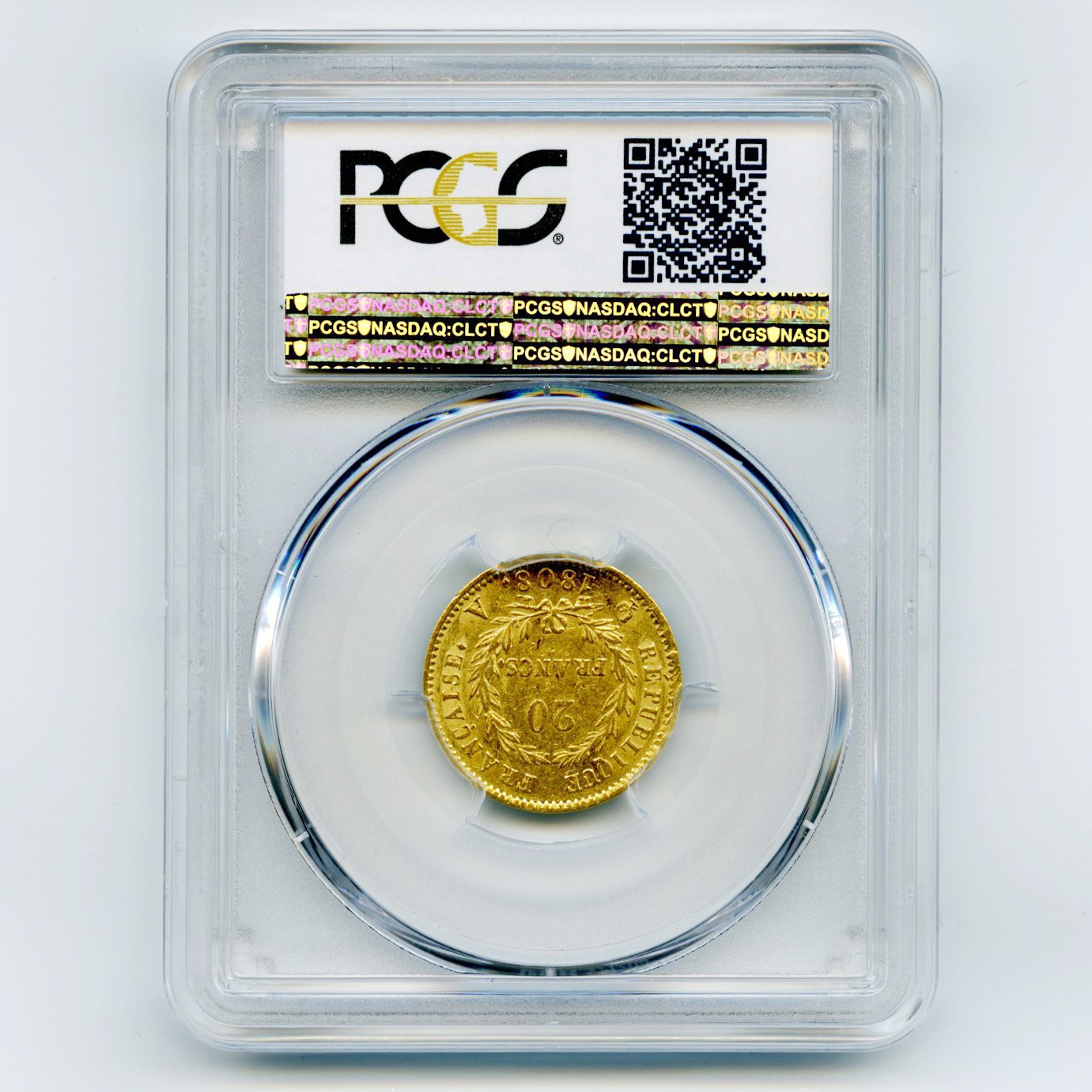 Napoléon Ier - 20 Francs - 1808 A revers Napoléon Ier - 20 Francs - 1808 A revers
