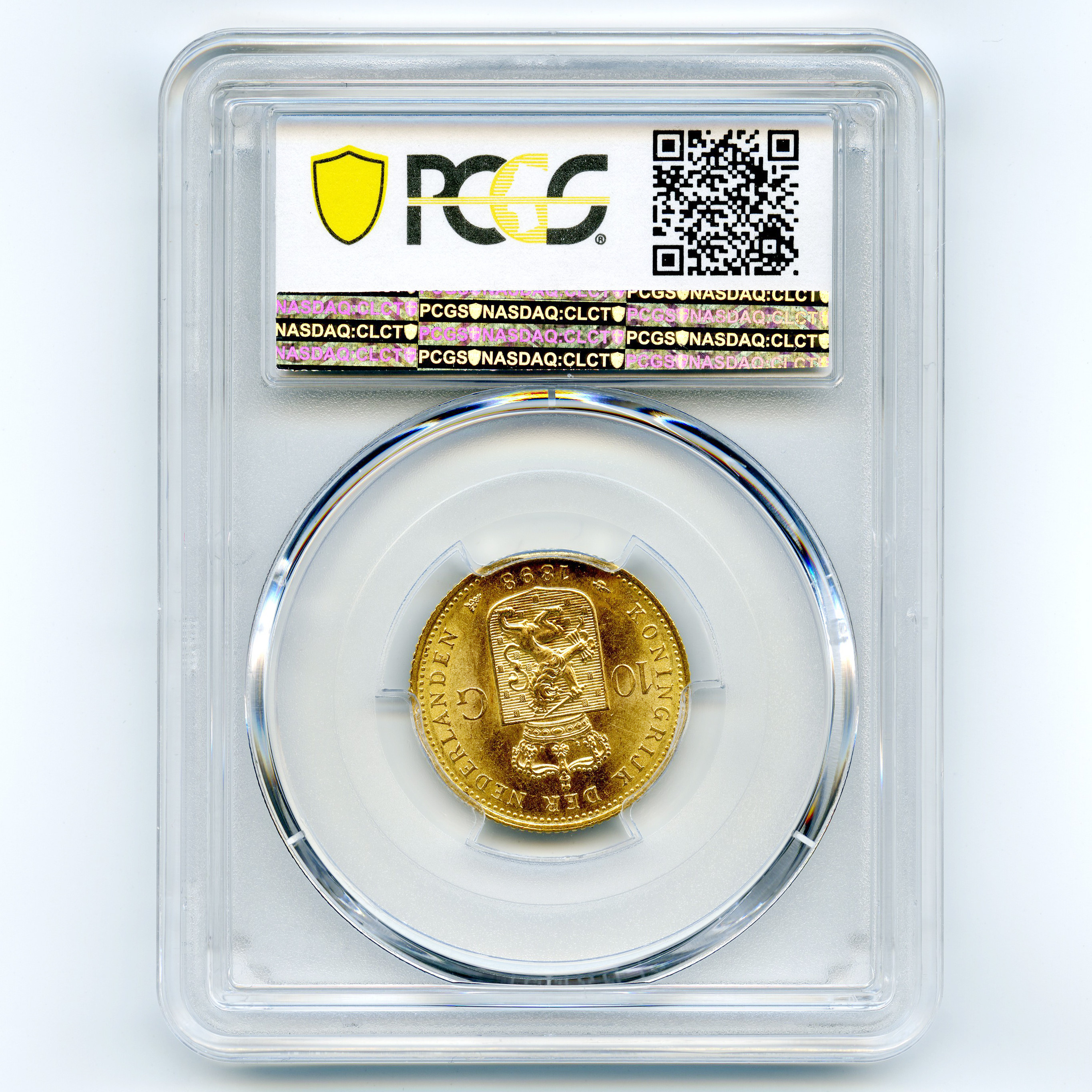 Pays-Bas - 10 Gulden - 1898 revers Pays-Bas - 10 Gulden - 1898 revers
