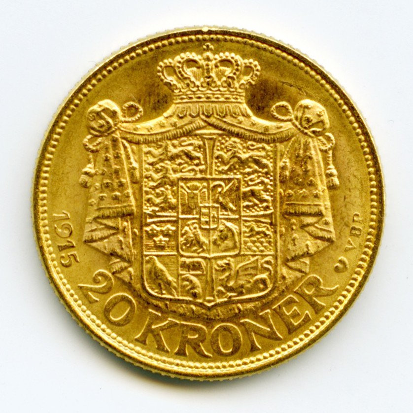 Danemark - 20 Kroner - 1915 revers