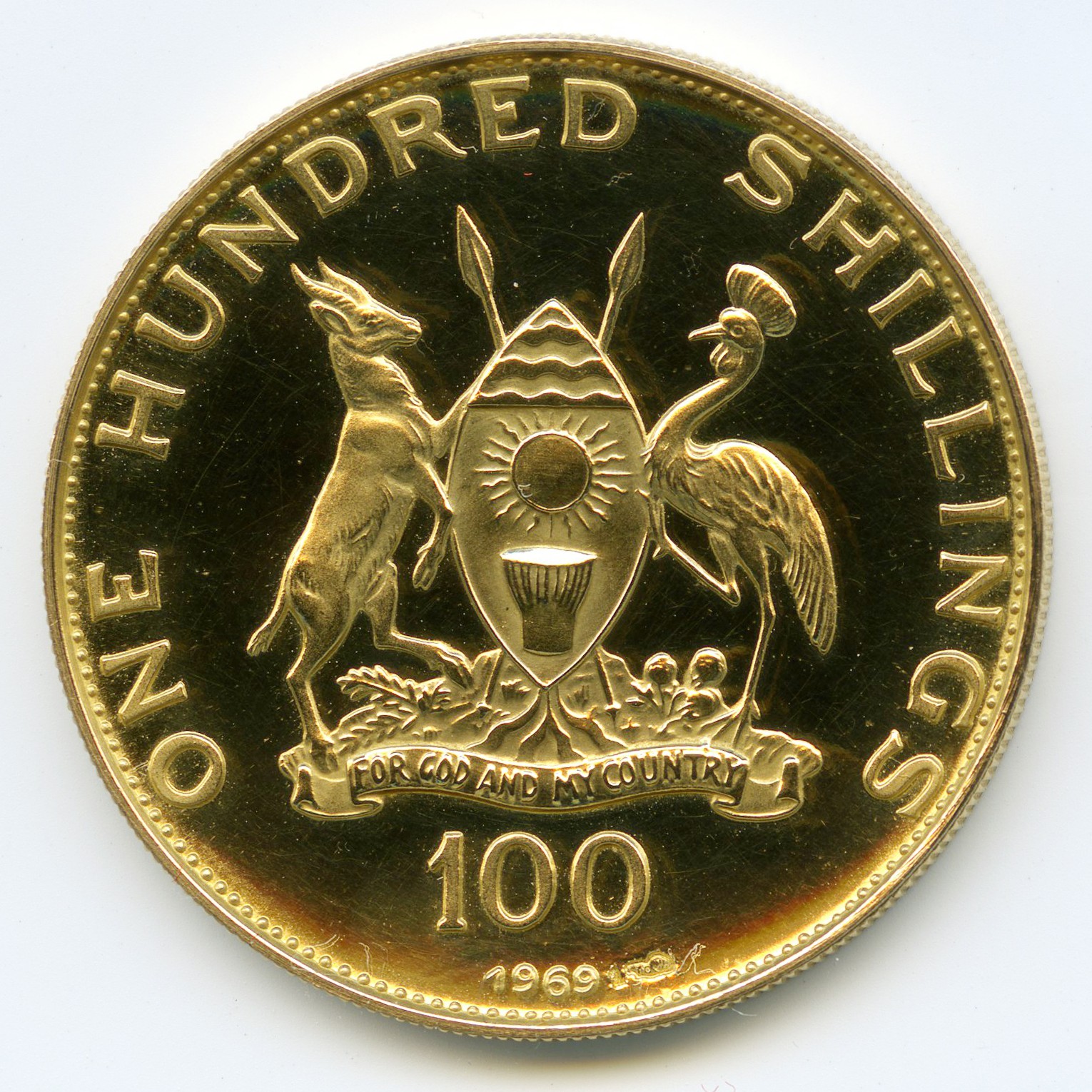 Ouganda - 100 Shillings - 1969 revers