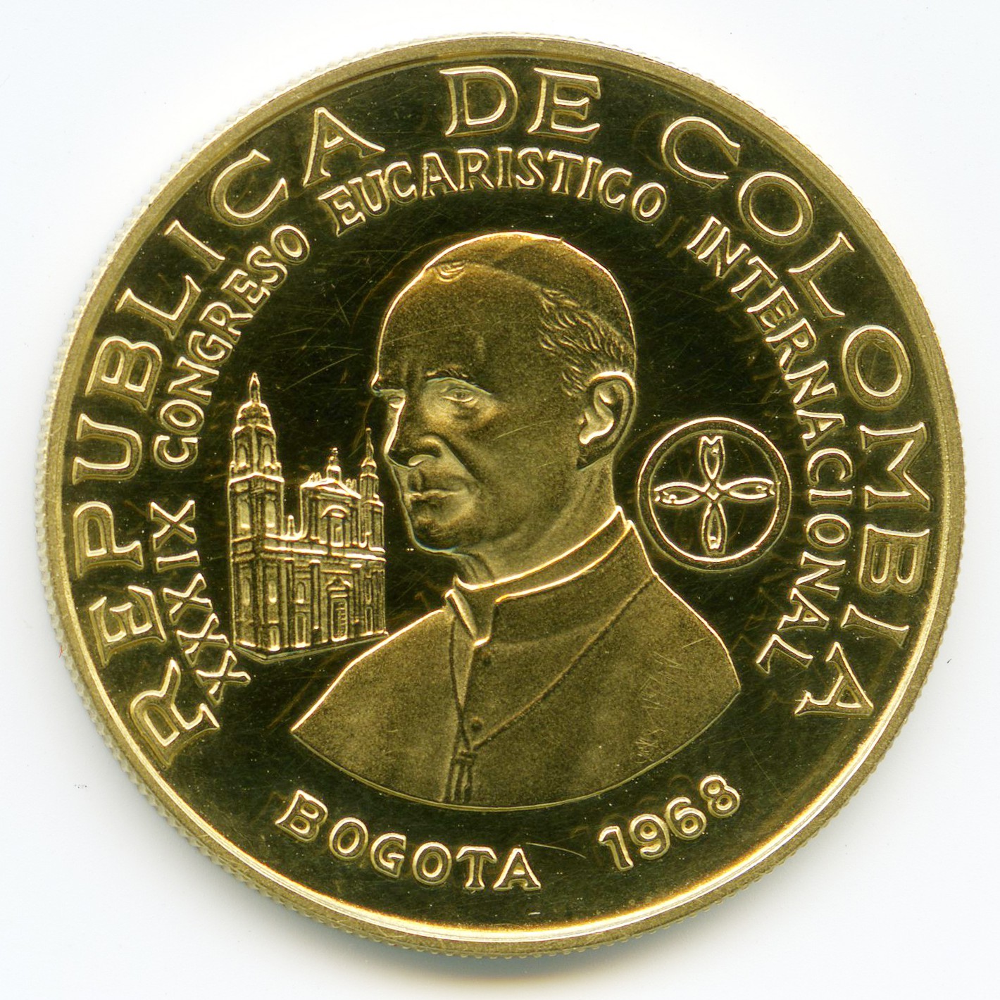 Colombie - 300 Pesos - 1968 avers
