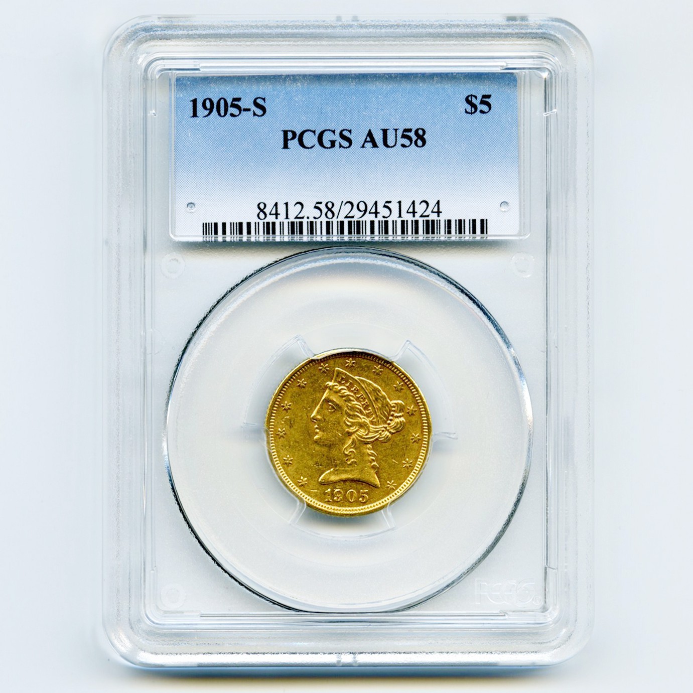 USA - 5 DOLLARS - 1905 S avers USA - 5 DOLLARS - 1905 S avers