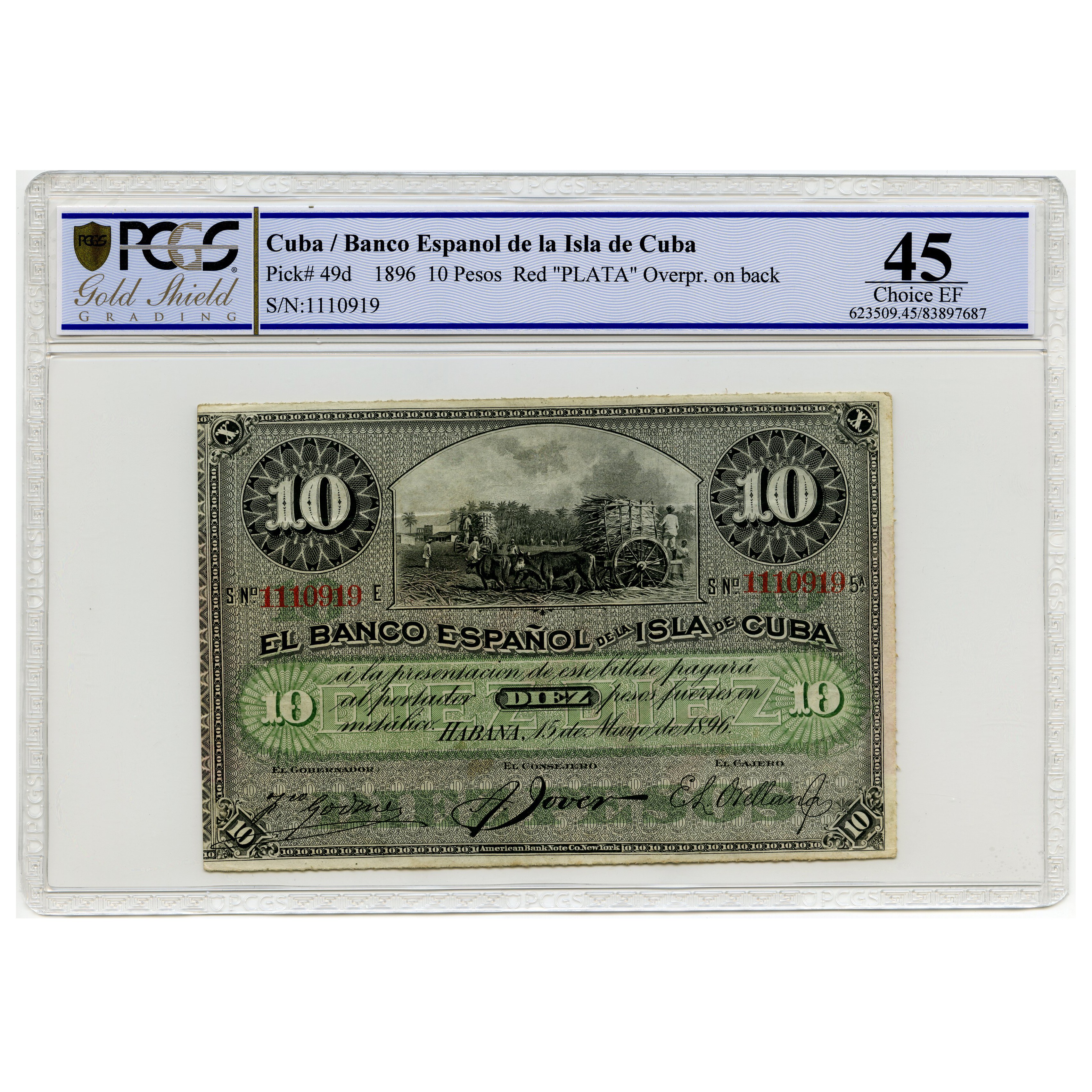 Cuba - 10 Pesos - 1110919E avers