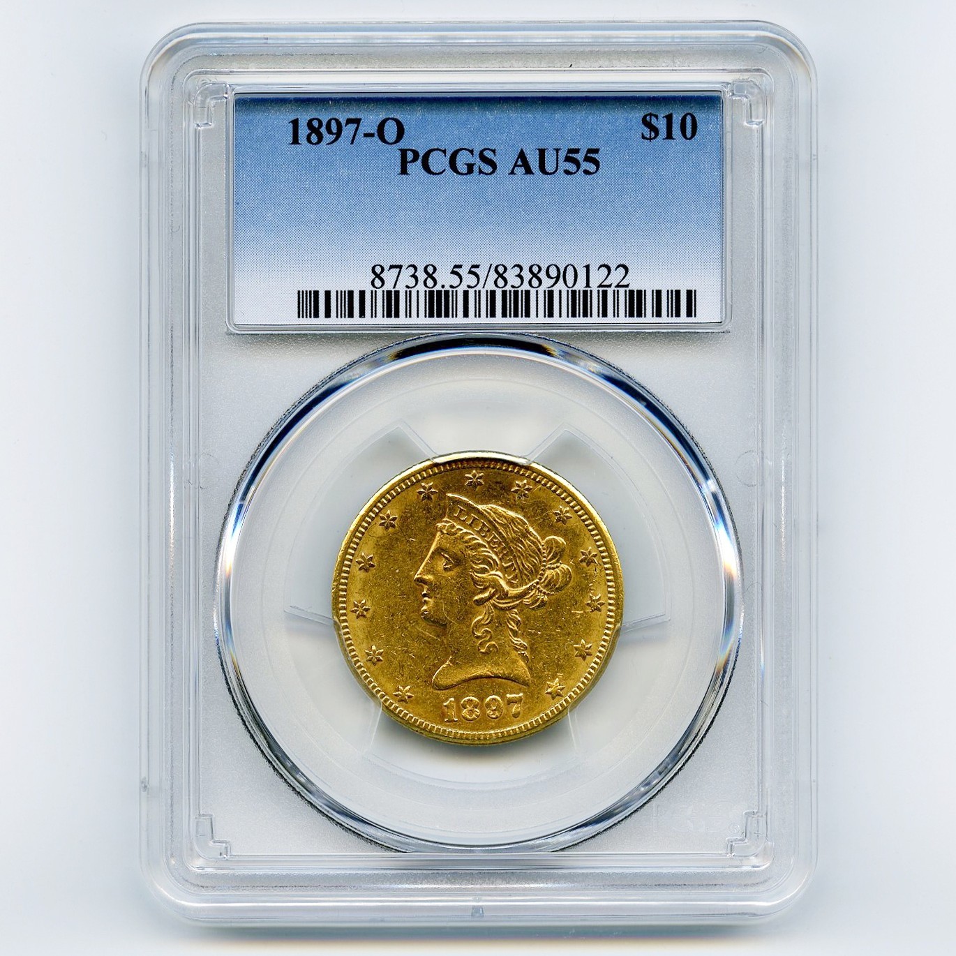 USA - 10 Dollars - 1897 O avers