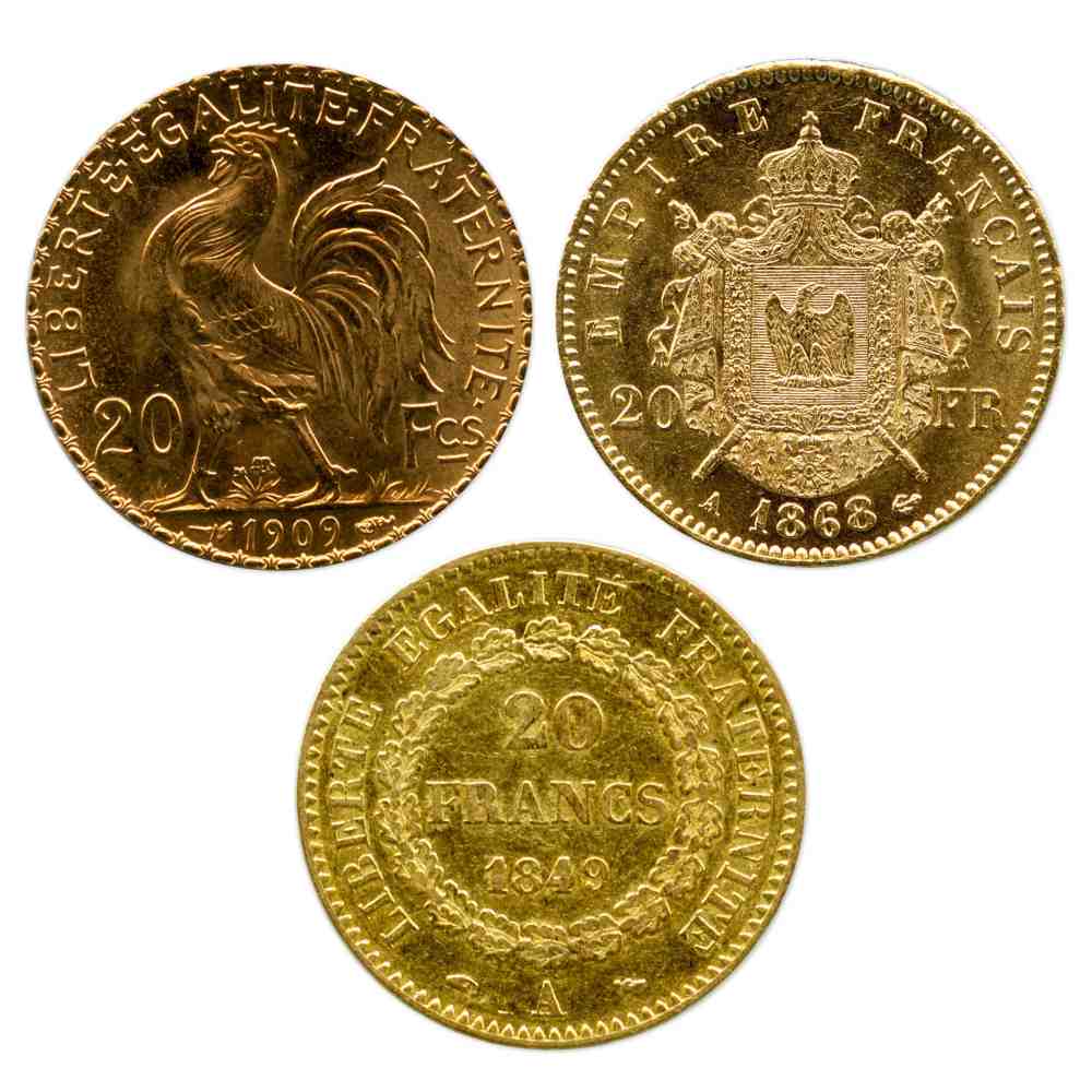 Pièces d'or et d'investissement