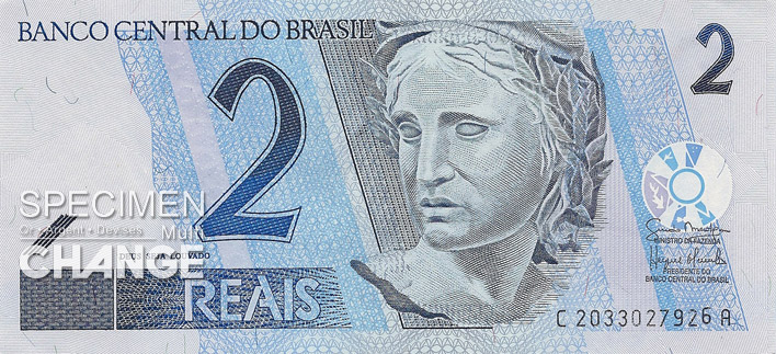 2 réaux brésiliens (BRL)