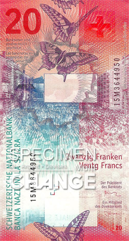 20 francs suisses (CHF)