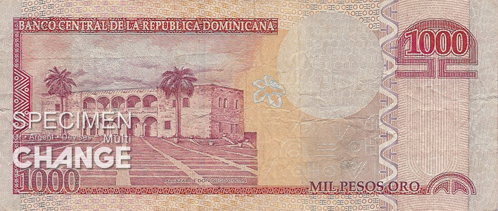 1000 pesos dominicains (DOP)