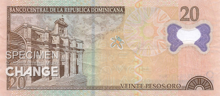 20 pesos dominicains (DOP)