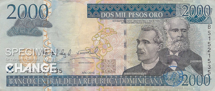 2000 pesos dominicains (DOP)