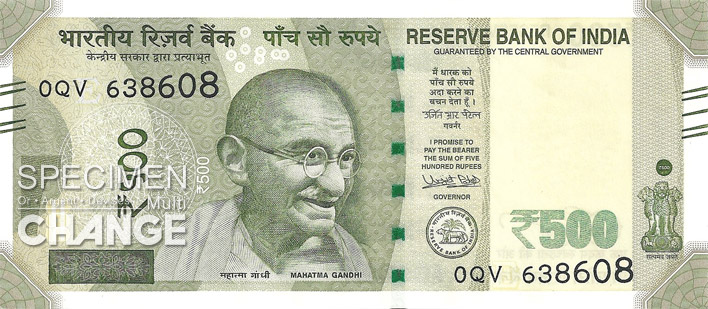 500 roupies indiennes (INR)
