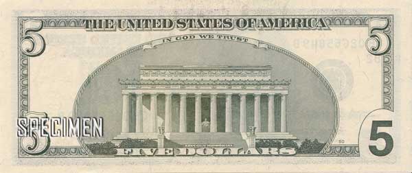 5 dollars américains (USD)
