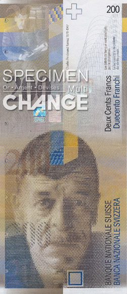 200 francs suisses (CHF)