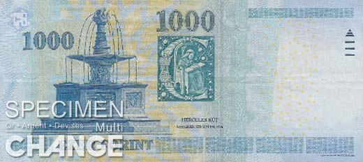 1.000 forints hongrois (HUF)