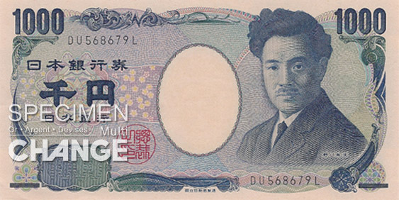 1.000 yens japonais (JPY)