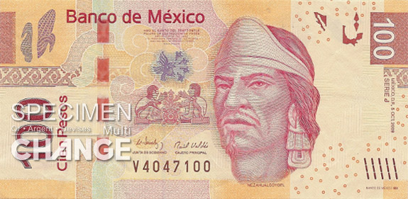 100 pesos mexicains (MXN)