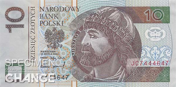 10 złoty polonais (PLN)