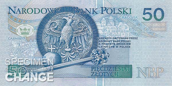 50 złoty polonais (PLN)