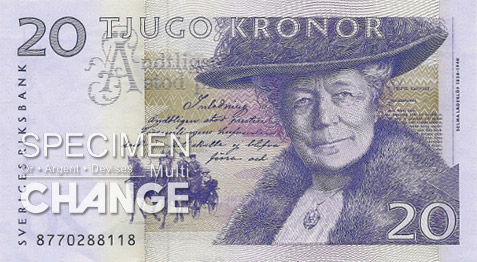 20 couronnes suédoises (SEK)