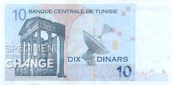 10 dinars tunisiens (TND)